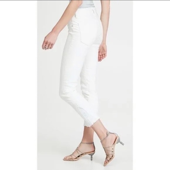 MOUSY VINTAGE BURNSIDE WHITE SKINNY JEANS SIZE 26 - $95 - Picture 12 of 16